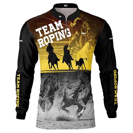 Camisa Agro BRK Team Roping Rodeio com UV50 +