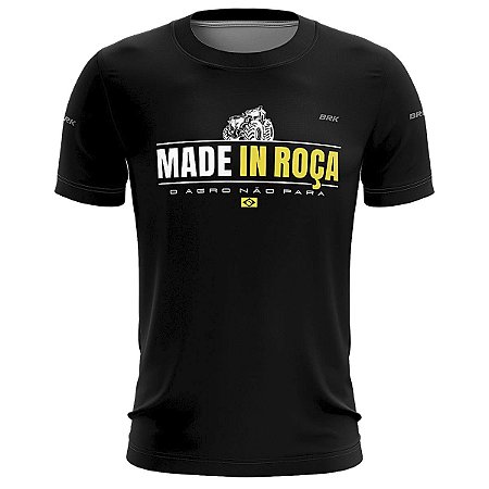 Camiseta Agro BRK Made in Roça O Agro Não Para com UV50 +