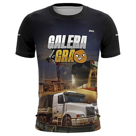 Camiseta de Caminhão BRK Colheita com UV50 +