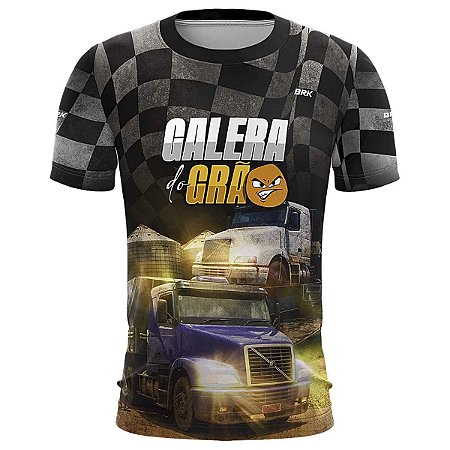 Camiseta de Caminhão BRK Graneleiro com UV50 +