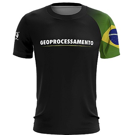 Camiseta de Profissão BRK Geoprocessamento com UV50 +