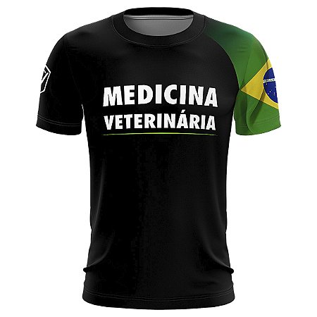 Camiseta de Profissão BRK Medicina Veterinária com UV50 +