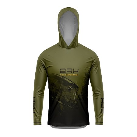 Camisa de Pesca com Capuz BRK Traíra com UV50 +