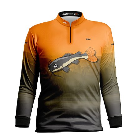 Camisa de Pesca Infantil BRK Pirarara com UV50 +