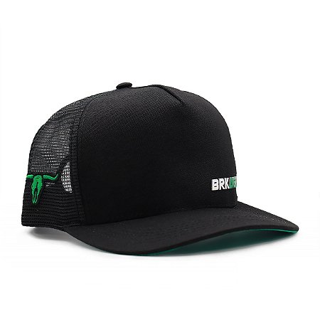 Boné Trucker Agro BRK Logo Preto