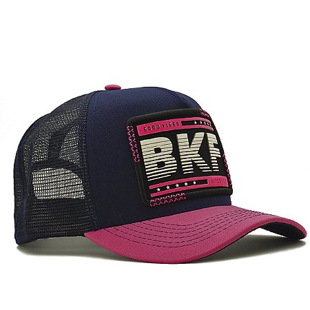 Boné Trucker Feminino BKF Rosa