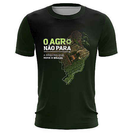 Camiseta Casual BRK Agro Não Para Proteção UV 50+