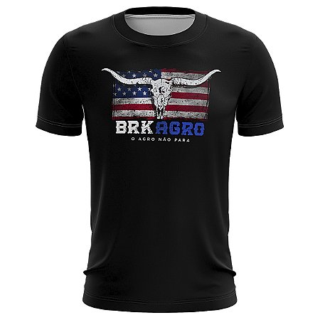 Camiseta Agro BRK O Agro não Para Texas Com UV50+