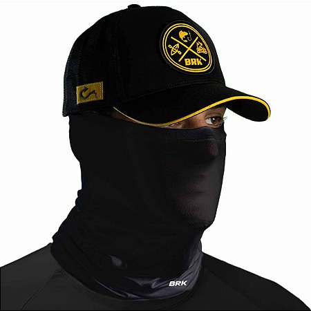 Bandana Tubeneck Brk Preto Liso com Proteção UV50+