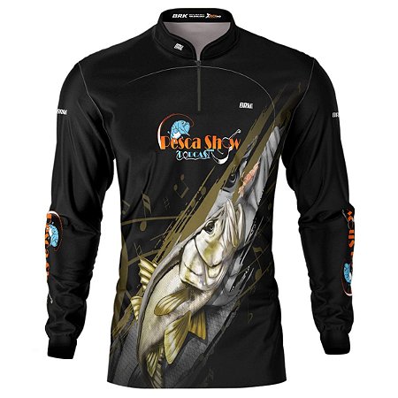 Camisa de Pesca BRK Pescashow Robalo com UV50+