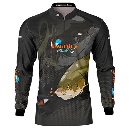 Camisa de Pesca BRK Pescashow Tambaqui com UV50+