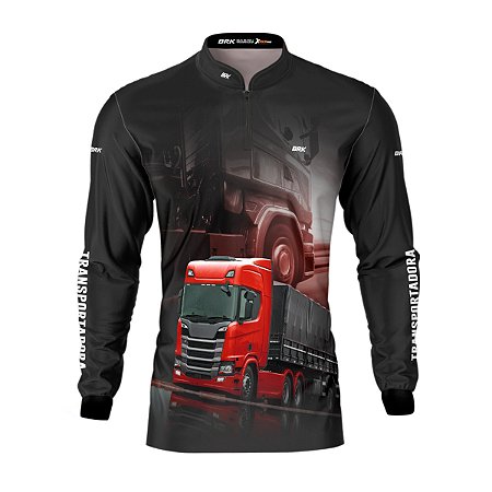 Camisa BRK Caminhão Transportadora com UV50 +