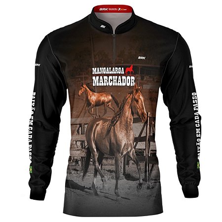 Camisa Agro BRK Mangalarga Machador com Proteção UV50+