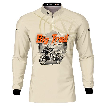 Camisa Motociclismo BRK Big Trail Simples Com UV50+