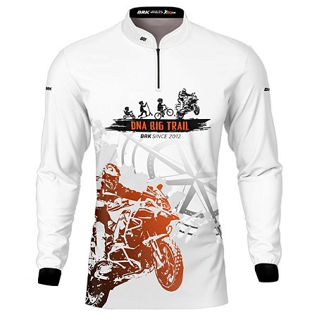 Camisa Motociclismo BRK Evolução Big Trail Com UV50+