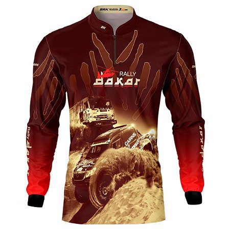 Camisa Motociclista BRK Dakar com Proteção UV50+