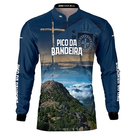 Camisa BRK Expedição Pico da Bandeira Com Proteção UV50 +