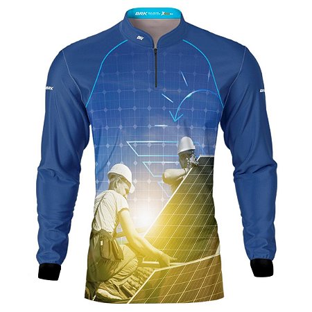 Camisa BRK Profissões da Energia Solar Com Proteção UV50+