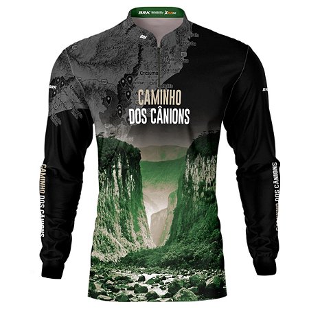 Camisa Motociclismo BRK Caminho dos Cânions Com UV50+