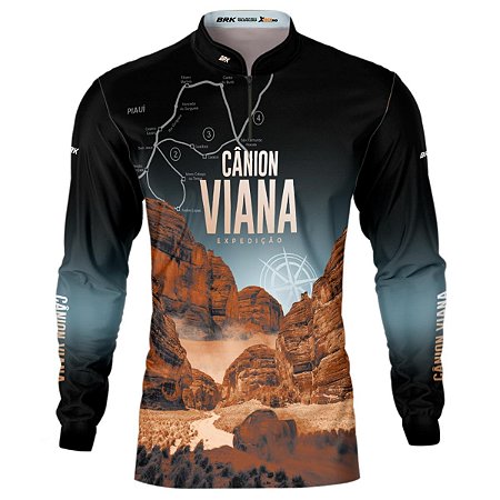 Camisa Motociclismo BRK Expedição Cânion Viana Com UV50+