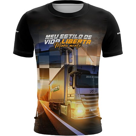 Camiseta Casual BRK Meu Estilo de Vida com UV50+