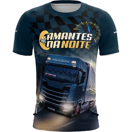 Camiseta Casual BRK Amantes da Noite com UV50+