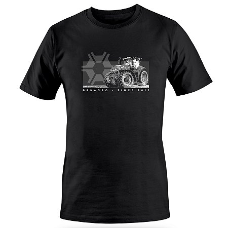 Camiseta Agro Brk Trator Agronomia Algodão Egípcio