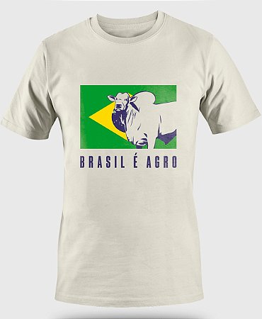 Camiseta Agro Brk Brasil é Agro Algodão Egípcio