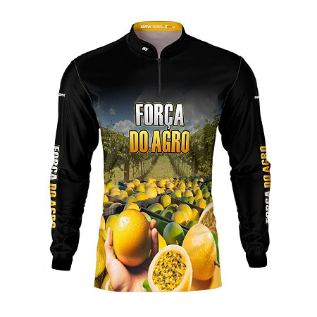 Camisa Agro Brk A Força do Agro Produtor de Maracujá com UV50+