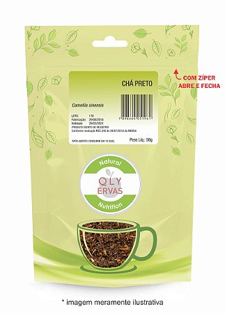 Chá Preto Qly Ervas 50g