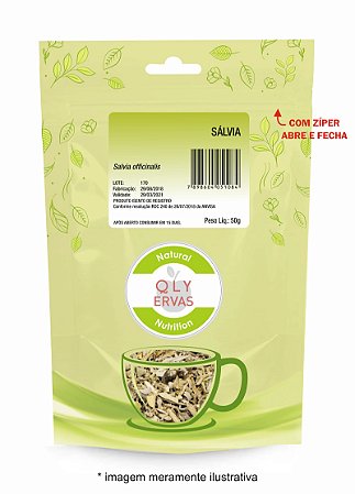 Sálvia Qly Ervas 50g