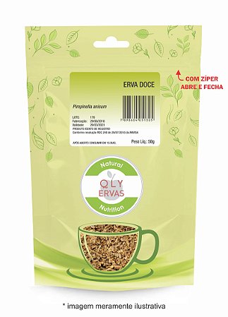 Erva Doce Qly Ervas 50g