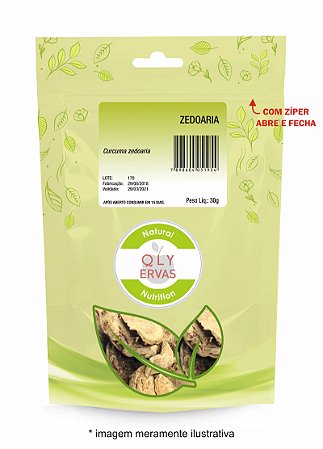 Zedoaria Qly Ervas 30g