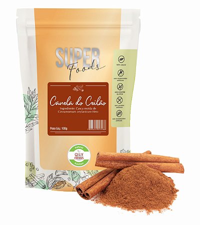 Canela do Ceilão QLY Ervas 100g
