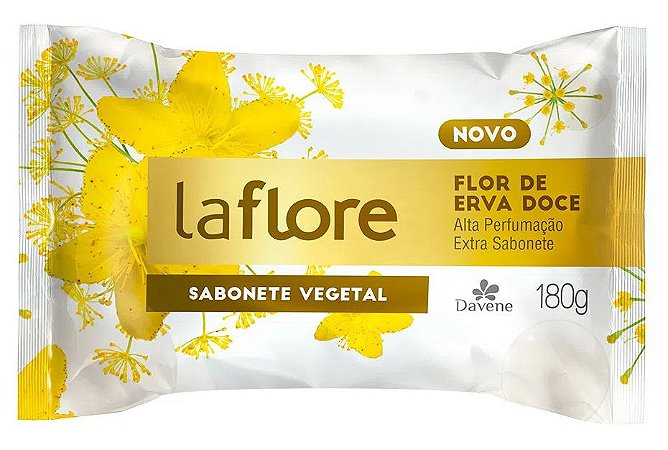 Sabonete em Barra Davene Flor de Erva Doce 180g (Vegana)