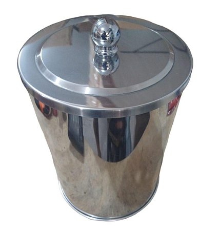 Lixeira inox 07 litros