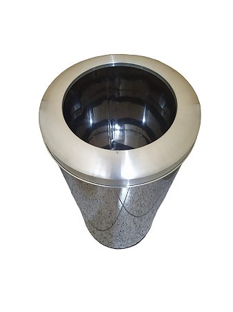 Lixeira inox 50 litros aro