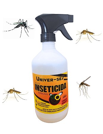 Mult-Inseticida Univer-se7 Mata Moscas, Mosquitos e Pernilongos 500 ml com Borrifador