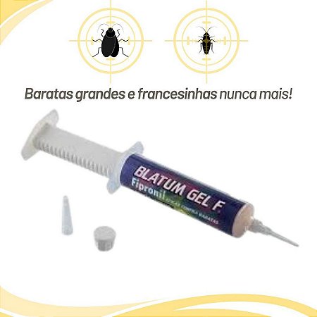 Inseticida Gel Blatum F 30g Mata Baratas Grandes e Francesinhas