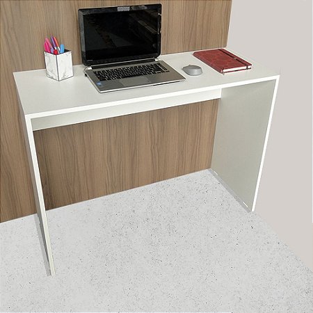 Mesa compacta Home Office P/ Escritório Notebook MDF 100cm