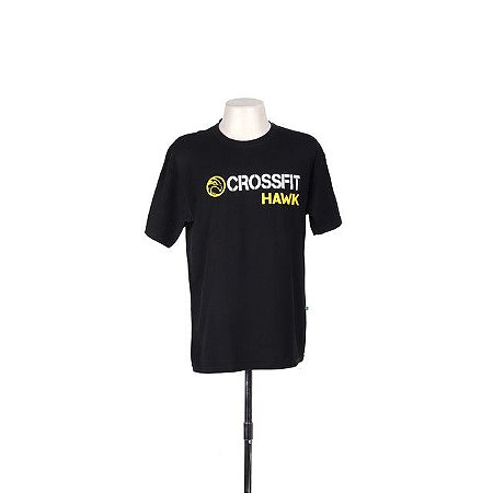 CAMISETA CROSSFIT HAWK ESTAMPADA PRETO - USADO