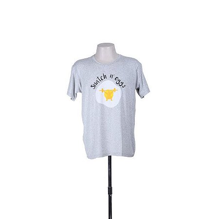 CAMISETA CINZA ESTAMPADA BOP - USADO