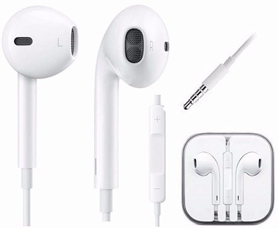 Fone de Ouvido Top Estojo em Acrilico Conector P2