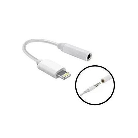 Cabo Adaptador Lightning (iphone) para P2 Fone de ouvido