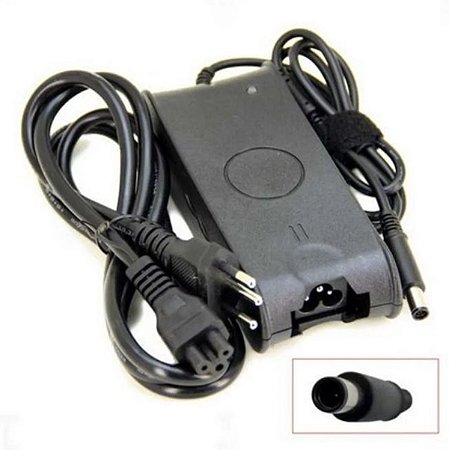 Carregador Notebook Compatível Dell 19.5V 4.62A 7.4mm X 5.0mm 90W