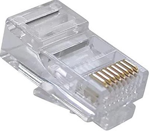 Conector Cabo de Rede Rj45 Cat5e Un
