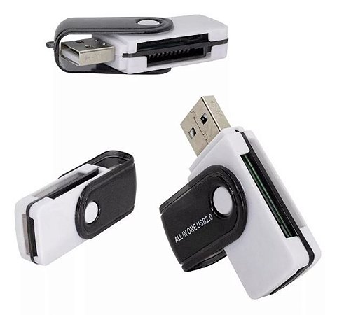 Leitor de Cartão de Memória USB 2.0 Micro SD TF