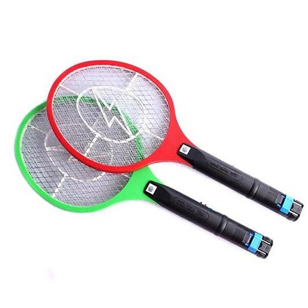 Raquete Elétrica Recarregável Mata Mosquito