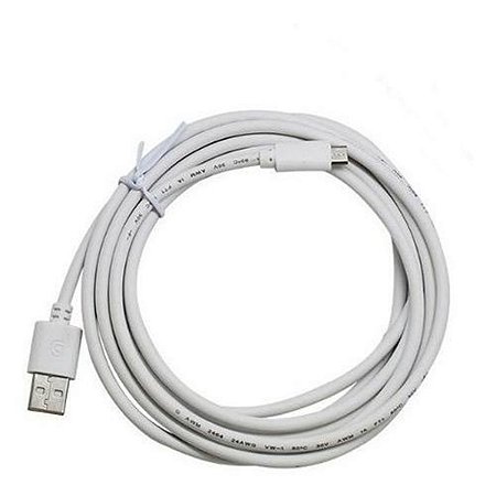 Cabo USB x V8 3m alimentação