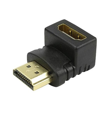 Adaptador HDMI 90 graus tipo L